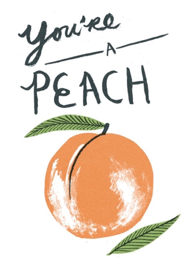 Youre A Peach Printable , HD Wallpaper & Backgrounds