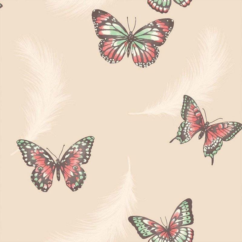 Pink Butterfly Wallpaper For Girls Bedroom , HD Wallpaper & Backgrounds