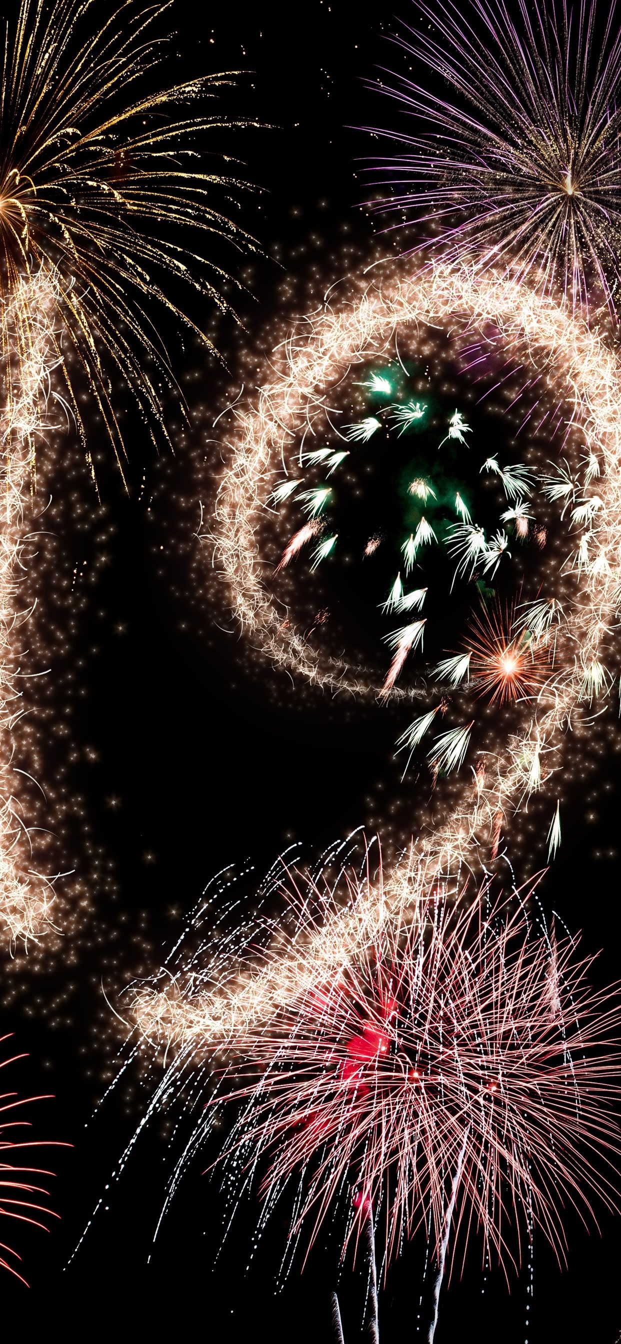 Iphone Wallpaper Happy New Year 2019, Beautiful Fireworks, - Beautiful Happy New Year , HD Wallpaper & Backgrounds