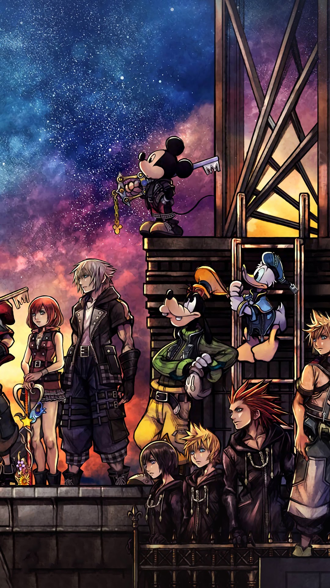 Kingdom Hearts 3, Characters Iphone 10,7,6s,6 Hd Wallpapers, - Kingdom Hearts Rts , HD Wallpaper & Backgrounds