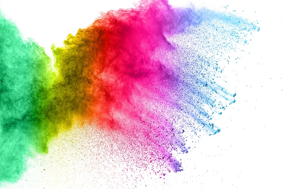 Color, Holi, Dust, Background, Explode, Powder, Abstract, - Disperse Dye , HD Wallpaper & Backgrounds