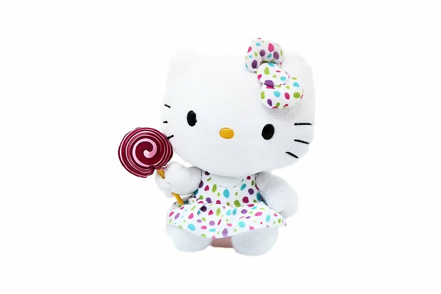 Hello Kitty, Stuffed Animal, Sweet, Cute, Soft Toy, - Boldog Születésnapot Kép Hello Kitty , HD Wallpaper & Backgrounds