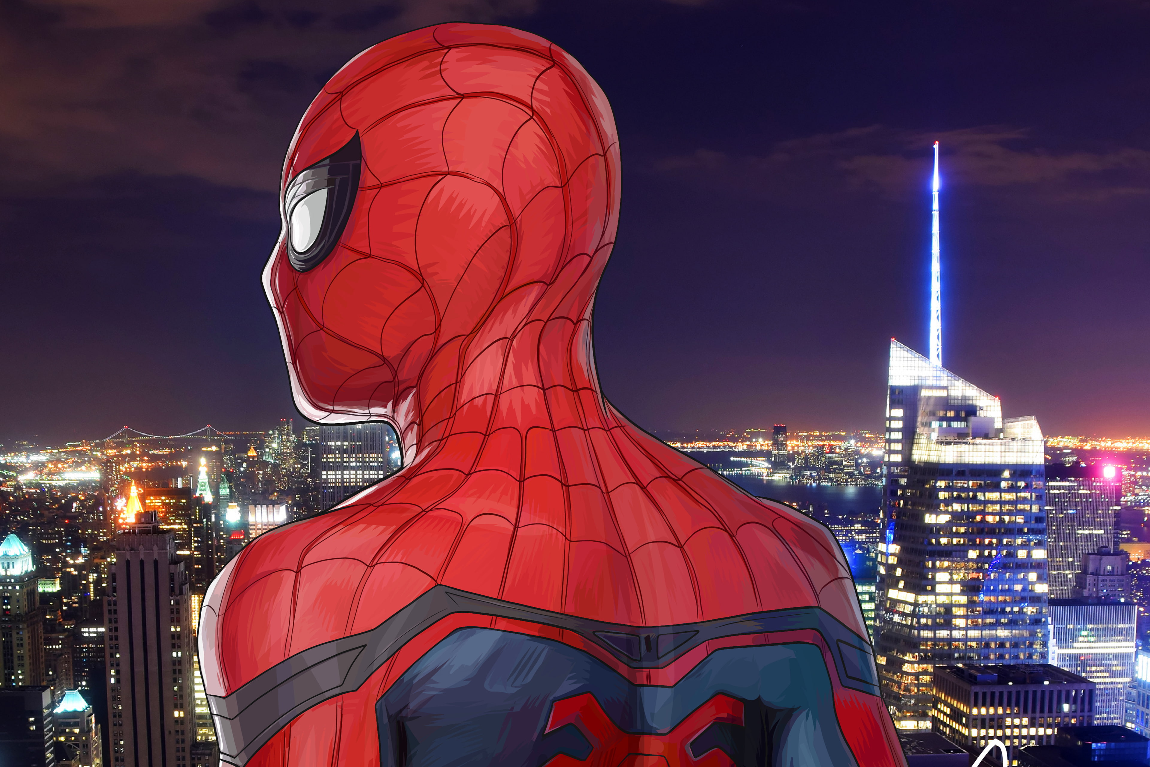 Marvel's Spider Man In City , HD Wallpaper & Backgrounds