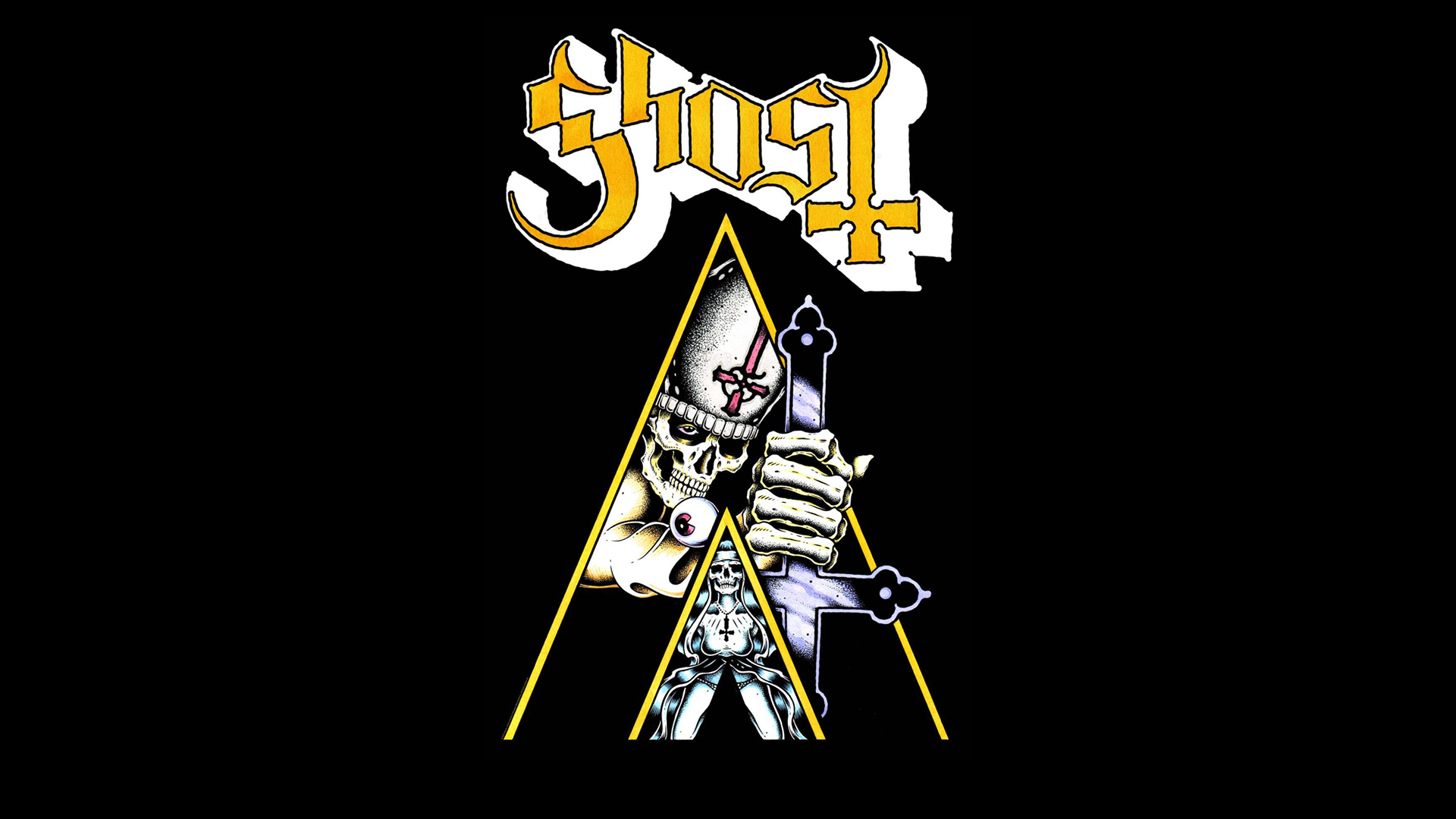 Ghost Band Back Patch , HD Wallpaper & Backgrounds