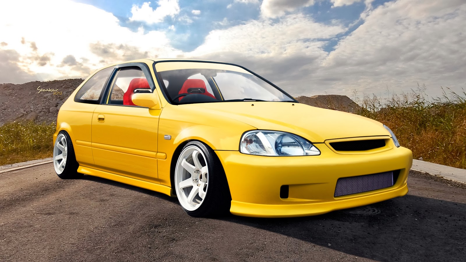 Honda Civic R Stance , HD Wallpaper & Backgrounds