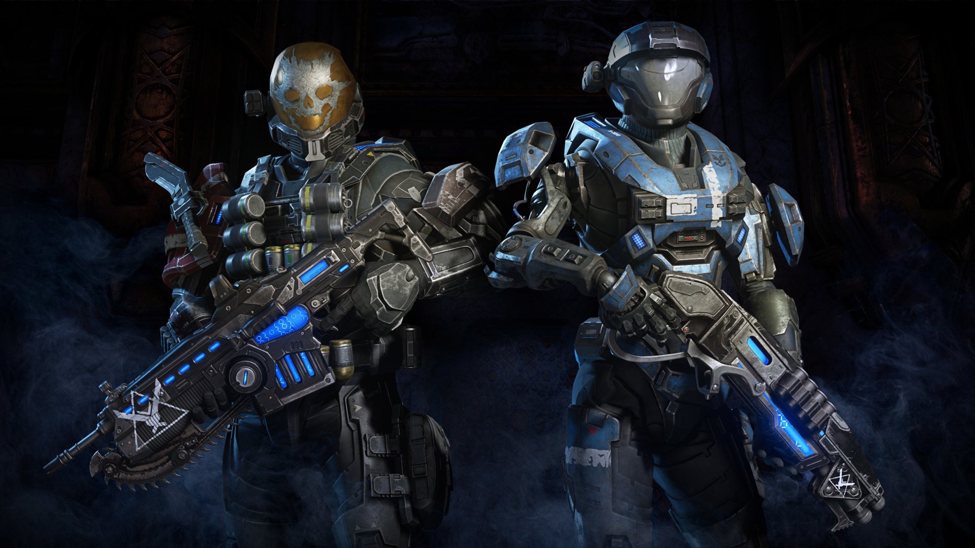Gears Of War 5 X Halo Reach Wallpaper - Gears Of War 5 Halo Reach , HD Wallpaper & Backgrounds