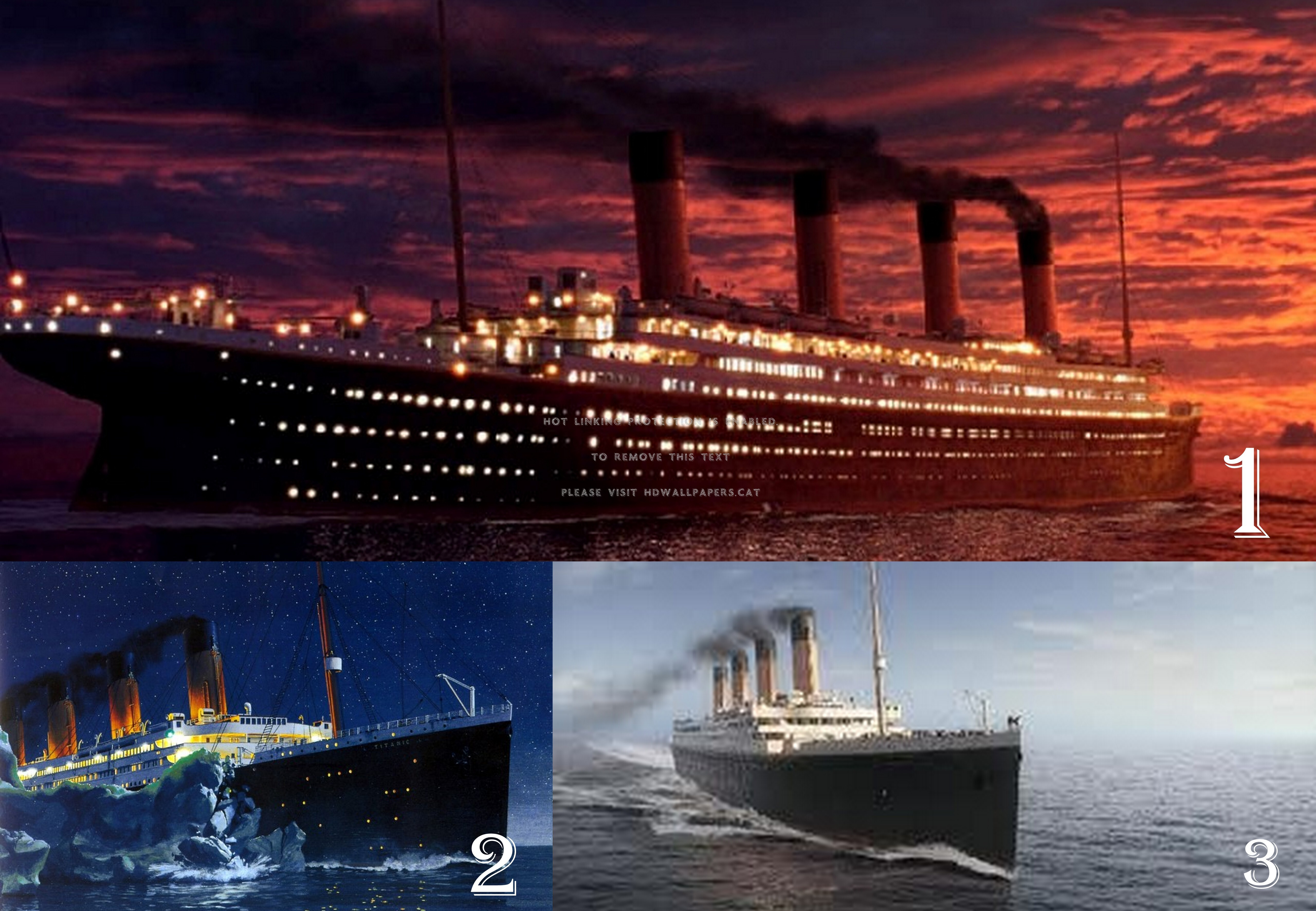 Titanic At Night Ship Of Dreams - Titanic Sailing , HD Wallpaper & Backgrounds