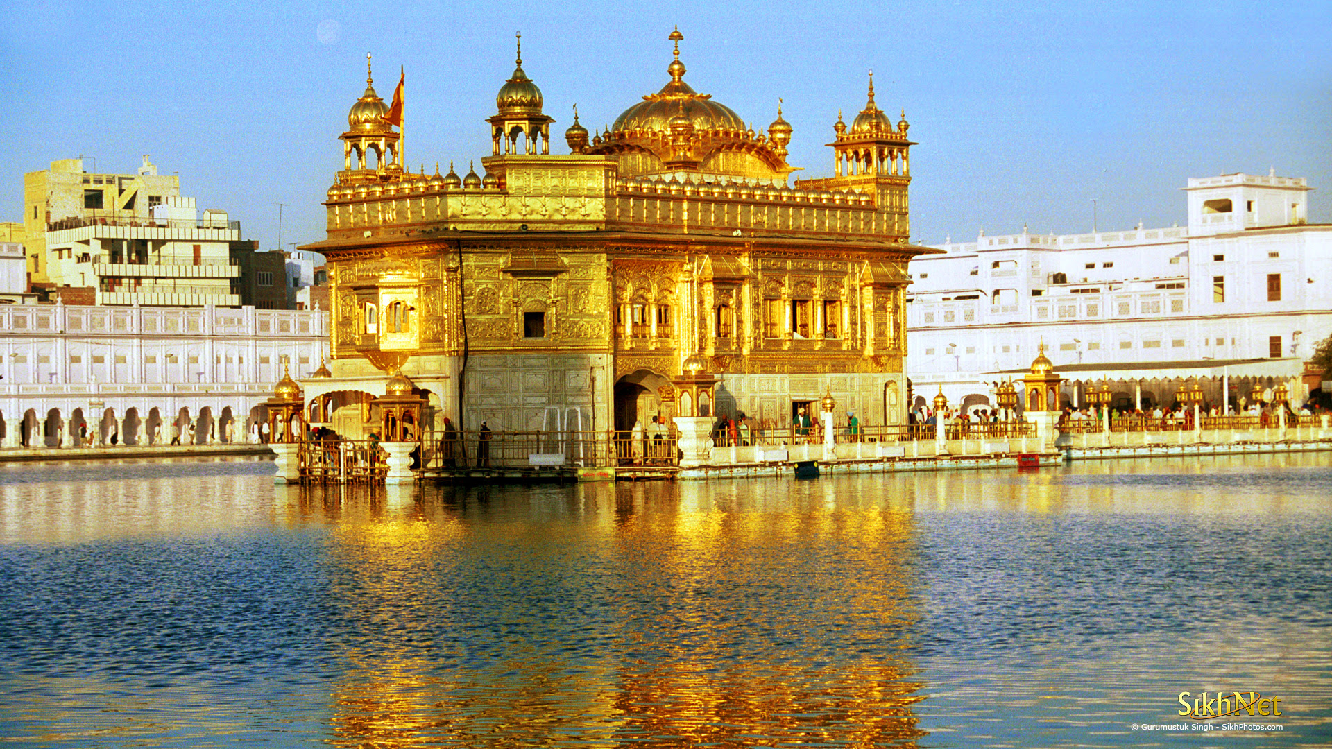 Golden Temple With Name , HD Wallpaper & Backgrounds