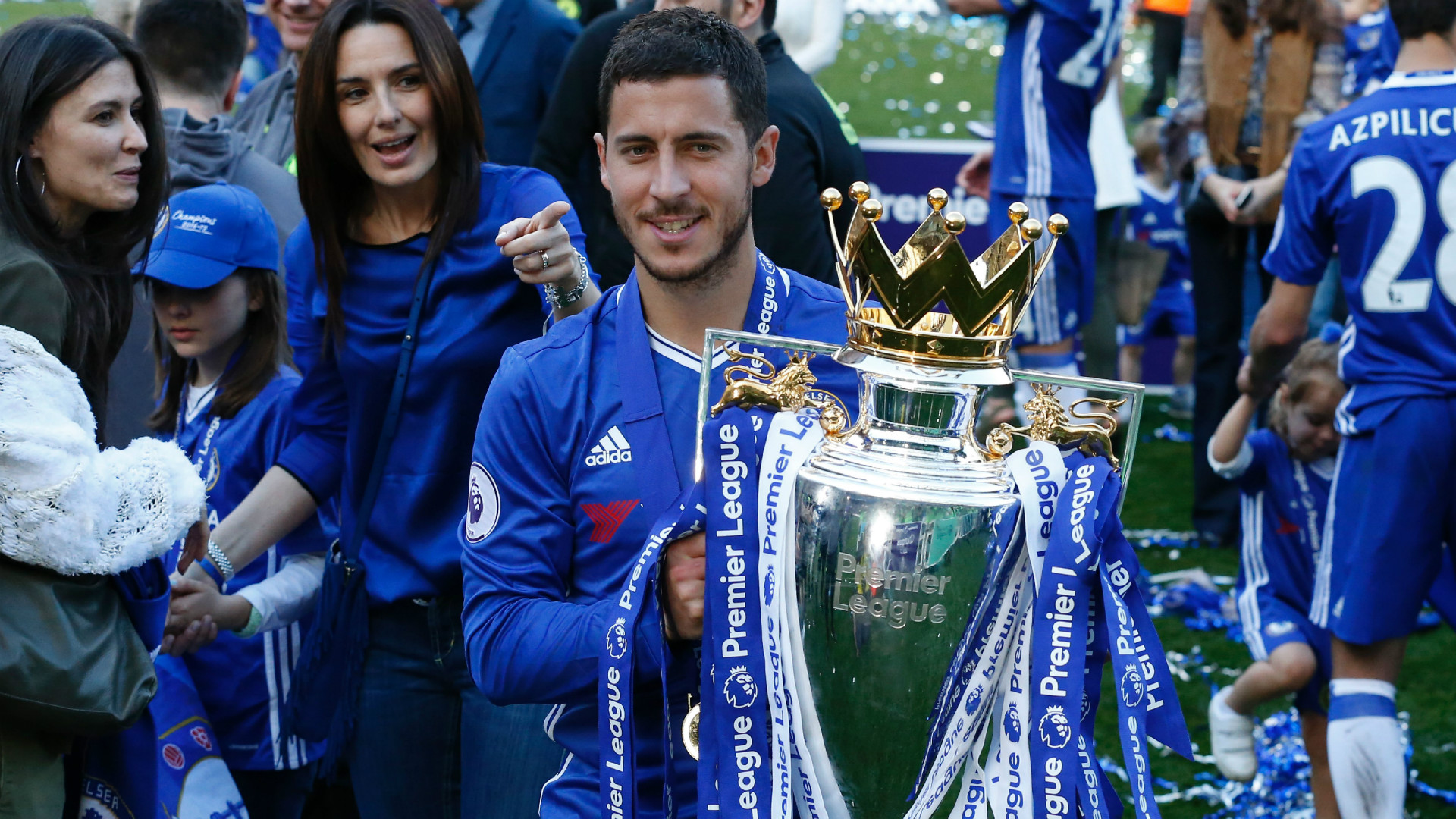 Chelsea Champions League Squad - Eden Hazard Wins Champions League , HD Wallpaper & Backgrounds