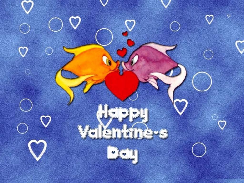 Valentines Day With Fish , HD Wallpaper & Backgrounds