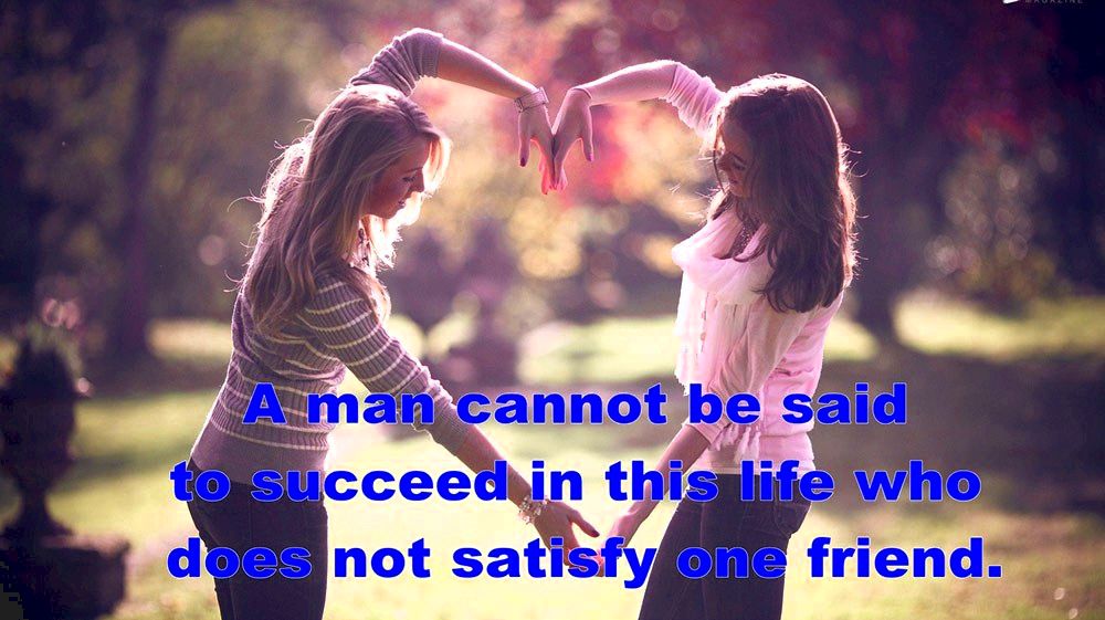 Happy Friendship Day Wallpapers Greetings Images - Quotes Of Lovely Friend , HD Wallpaper & Backgrounds