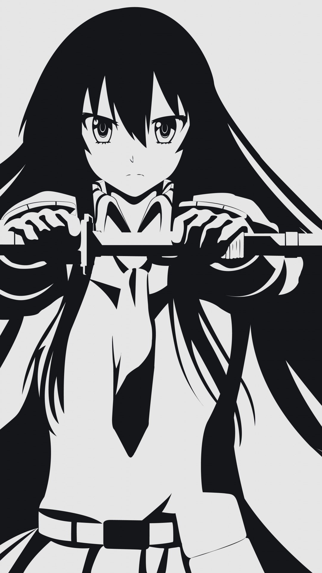 Akame Ga Kill, Akame, Manga, Black And White, Sword , HD Wallpaper & Backgrounds