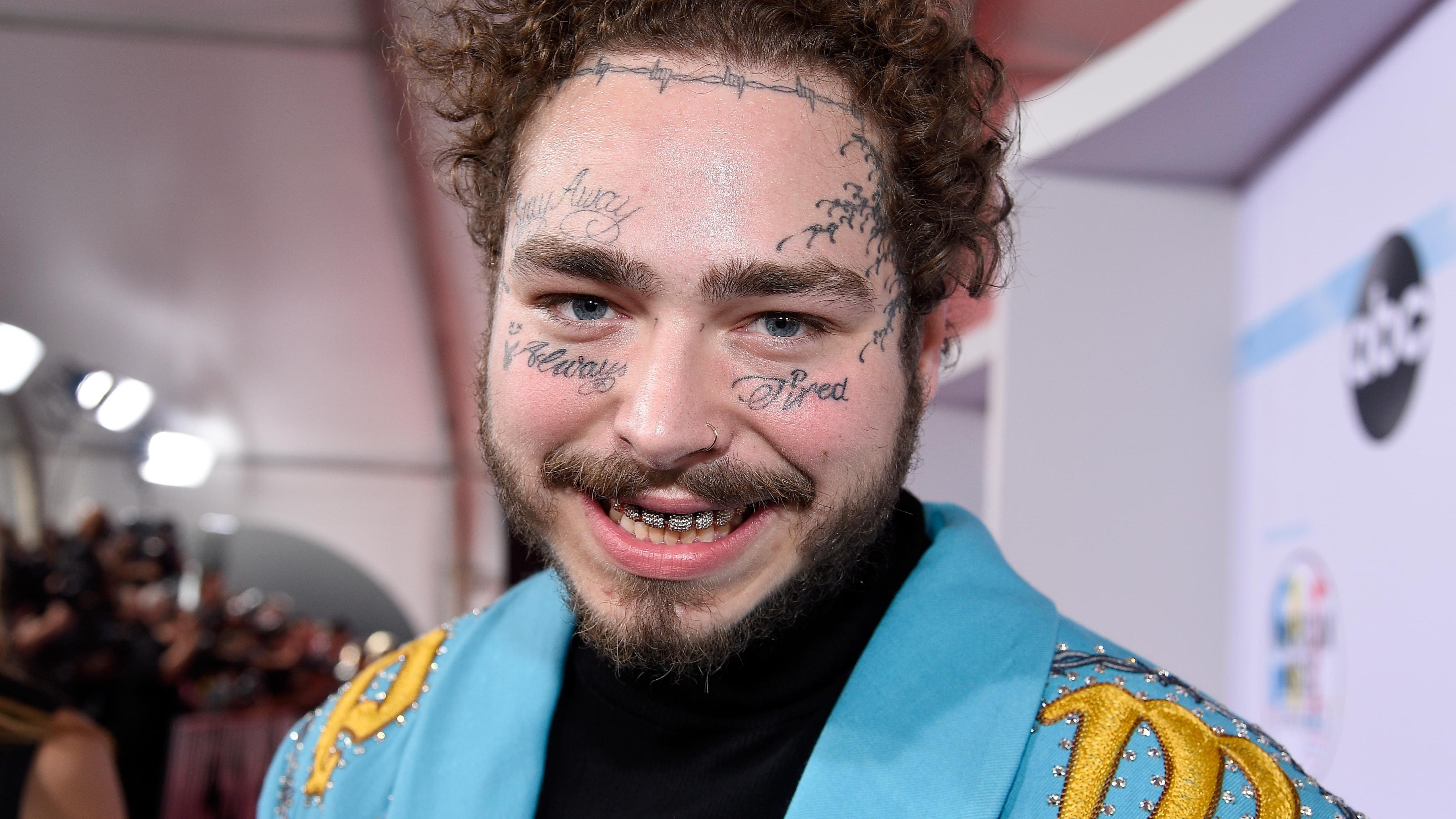 Post Malone High Definition Wallpaper - Post Malone Hair 2018 , HD Wallpaper & Backgrounds