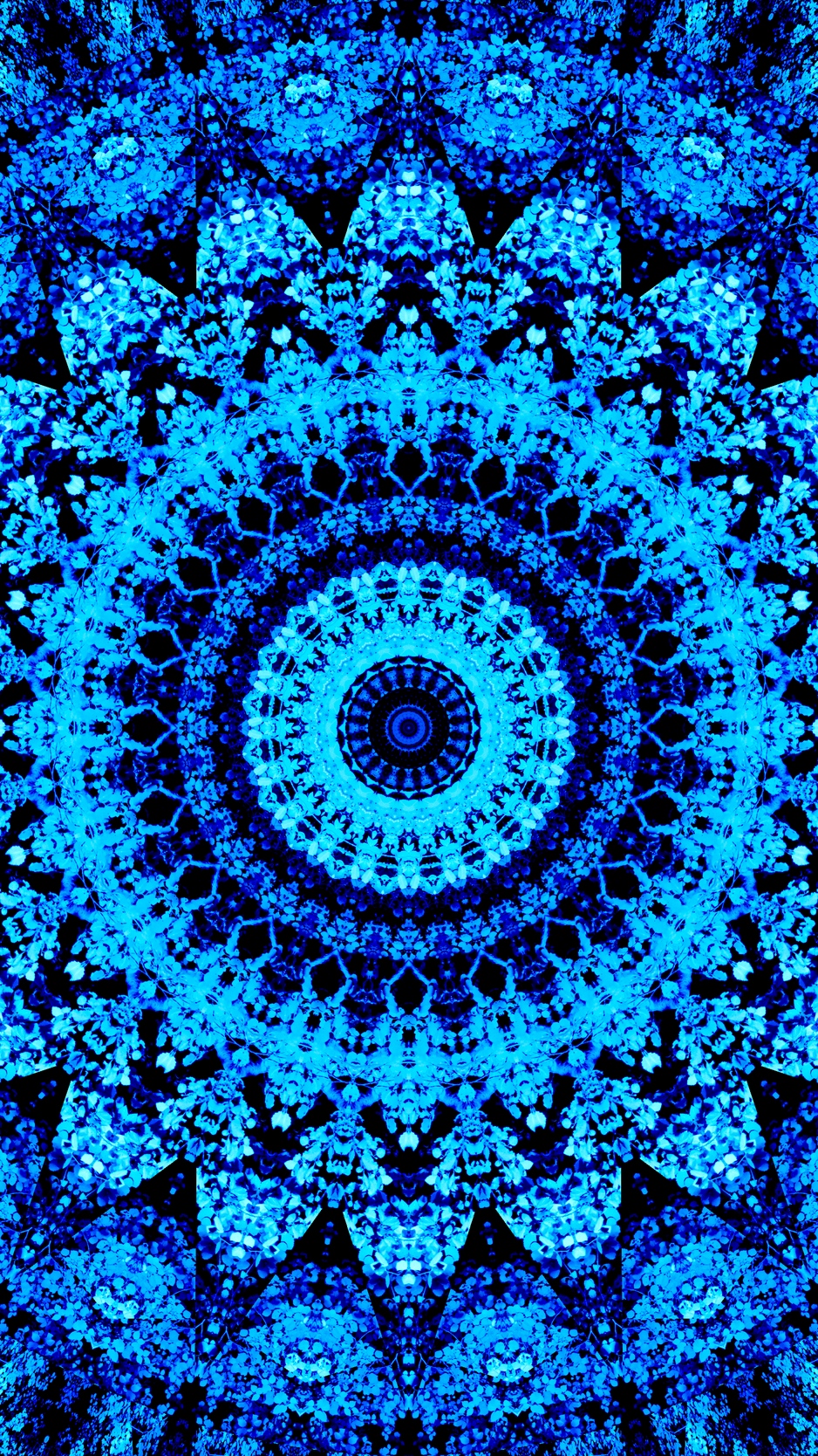 Wallpaper Mandala, Pattern, Circles, Blue, Bright - Mandala Wallpaper 4k , HD Wallpaper & Backgrounds