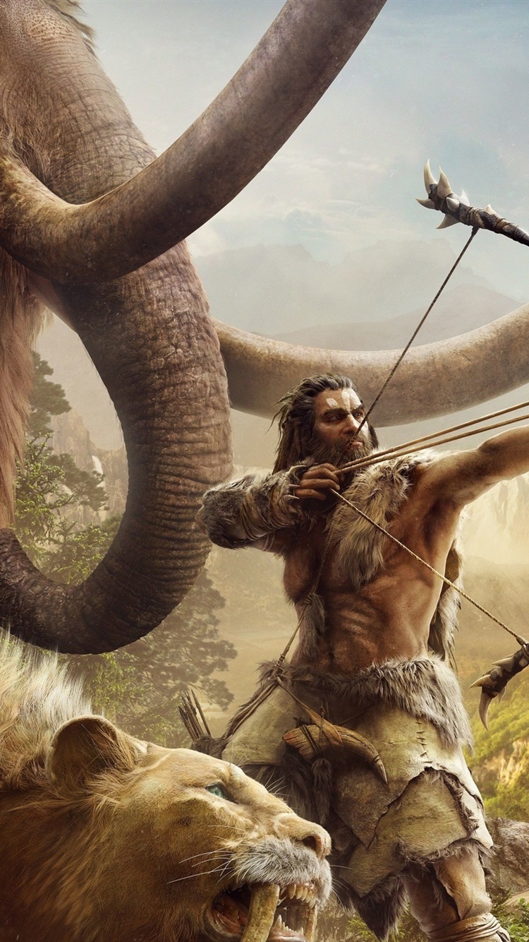 Iphone Wallpaper Far Cry - Far Cry Primal Bow , HD Wallpaper & Backgrounds