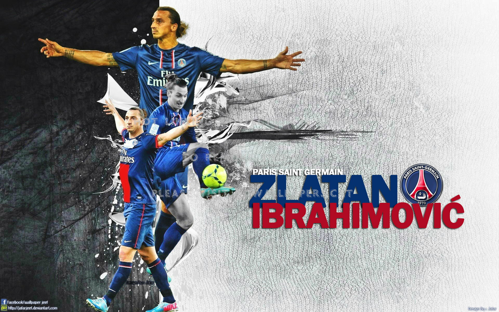 Zlatan Ibrahimovic Wallpaper Football Paris - Ibrahimovic Wallpaper Psg , HD Wallpaper & Backgrounds