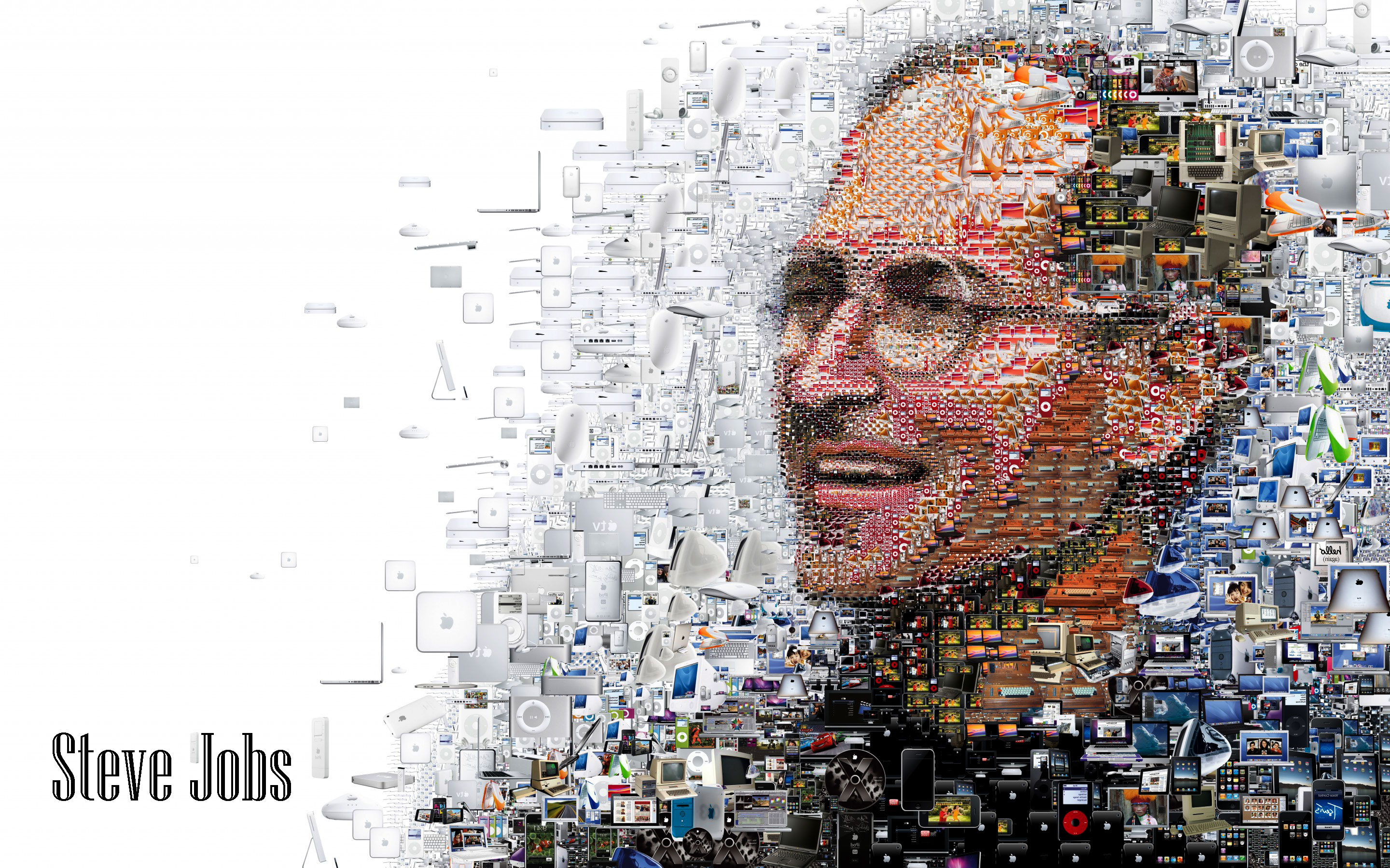 Steve Jobs Mosaic , HD Wallpaper & Backgrounds