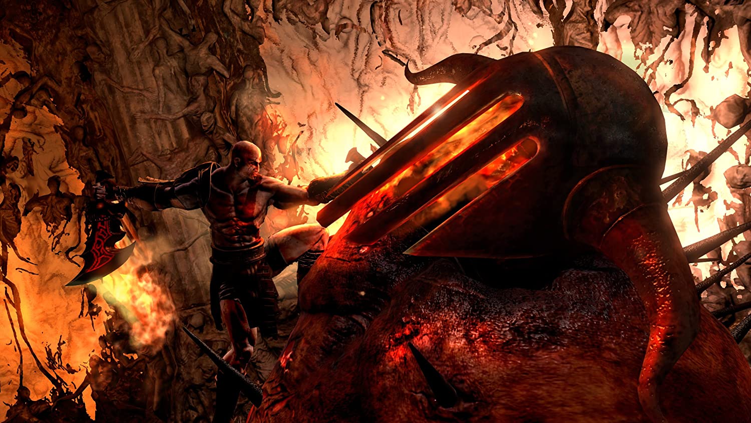 Hades In God Of War 3 , HD Wallpaper & Backgrounds