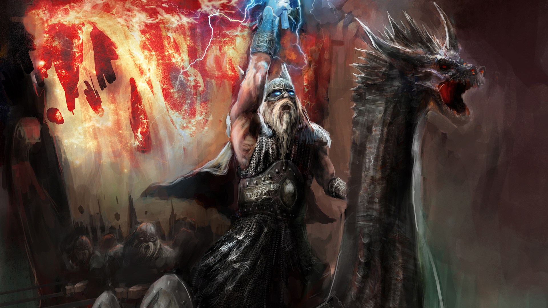 Thor God Of Thunder Norse Mythologie , HD Wallpaper & Backgrounds