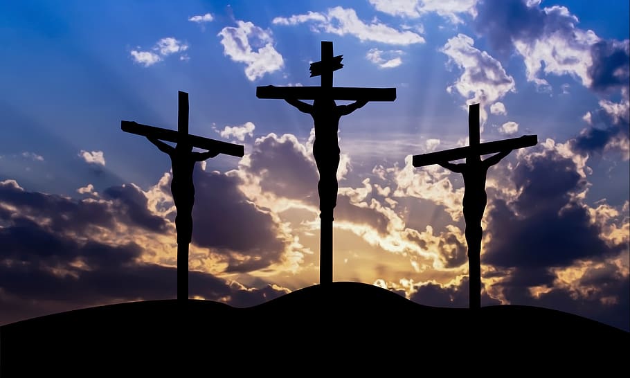 Crucifixion, Christ, Jesus, Cross, Easter, Faith, Religion, - Easter Jesus On The Cross , HD Wallpaper & Backgrounds