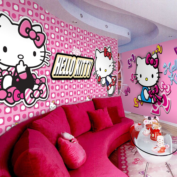 Hello Kitty Living Room Design , HD Wallpaper & Backgrounds