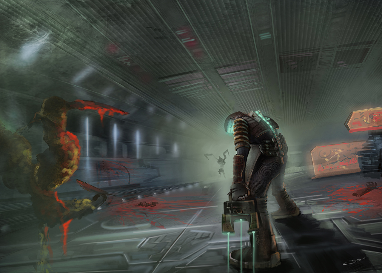 Dead Space Fan Art , HD Wallpaper & Backgrounds