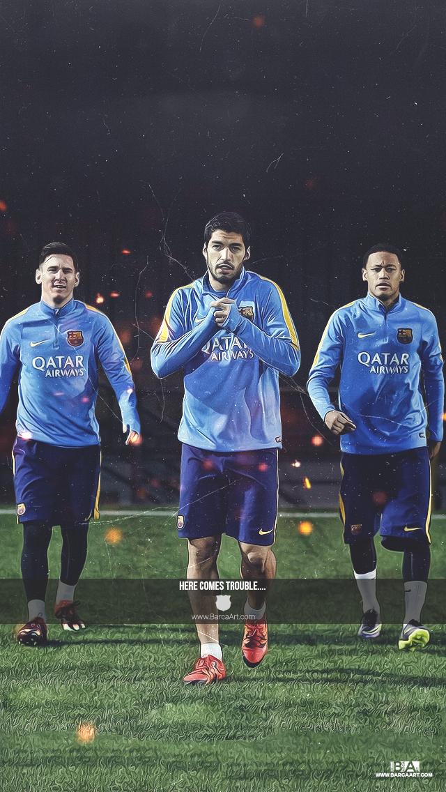 Messi Neymar Suarez 2017 , HD Wallpaper & Backgrounds