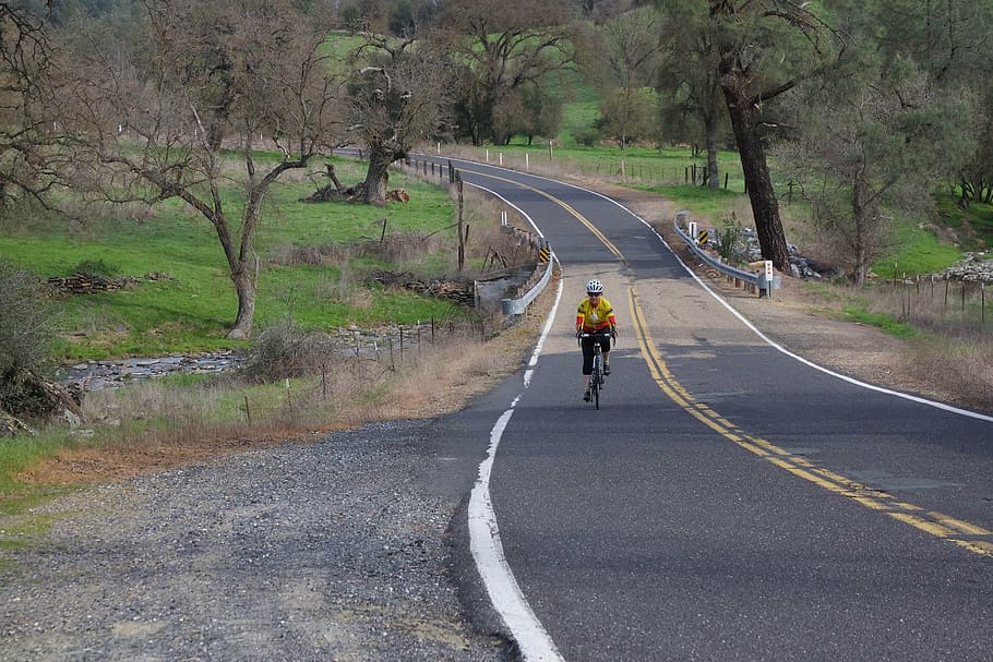 Bicycle, Country Roads, Calaveras County, Sport, Lifestyle, , HD Wallpaper & Backgrounds