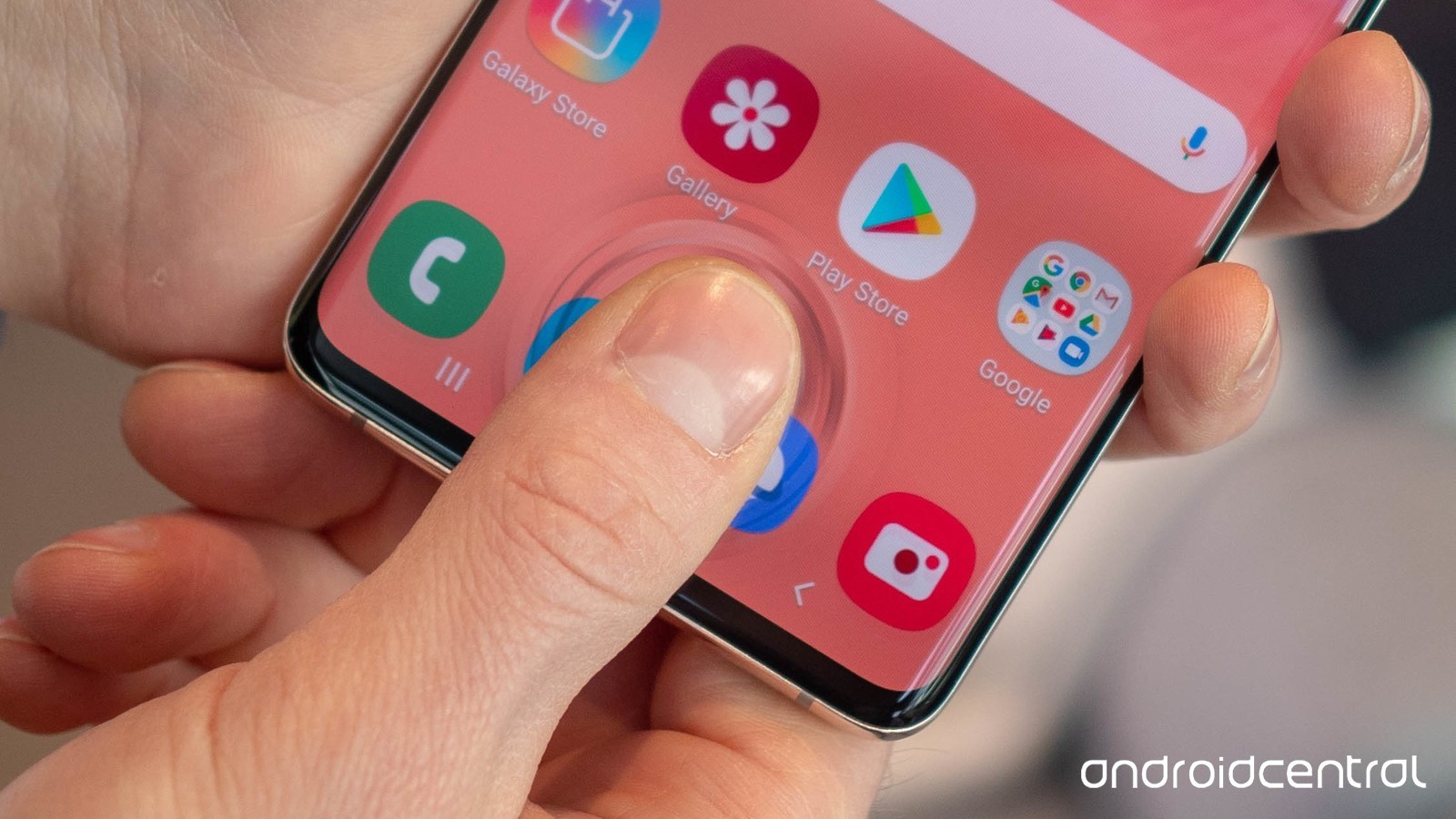 Galaxy S10 Fingerprint Reader , HD Wallpaper & Backgrounds