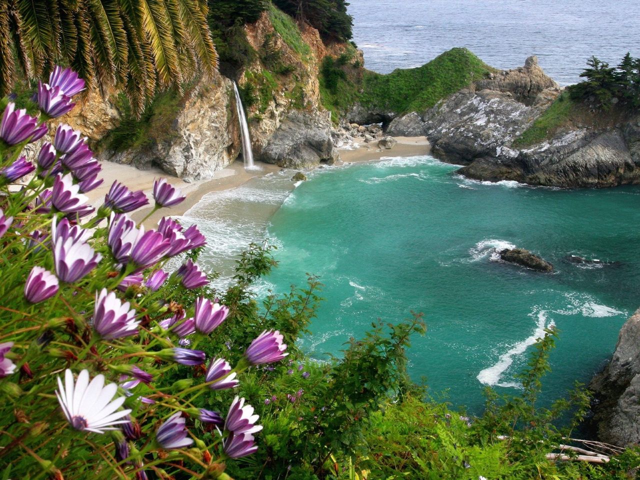 Big Sur, California, 20 Most Beautiful Places - Julia Pfeiffer Burns State Park, Mcway Falls , HD Wallpaper & Backgrounds