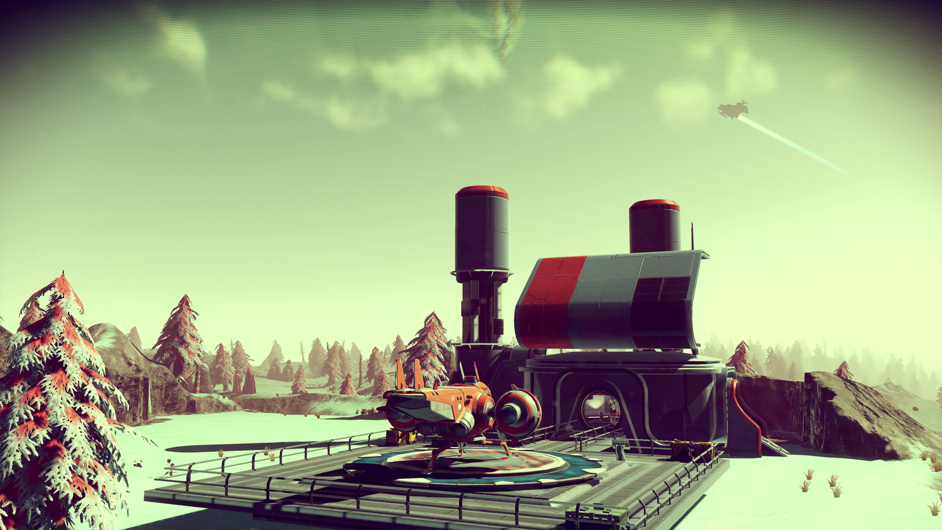 Nms3 - Trading Post No Man's Sky , HD Wallpaper & Backgrounds
