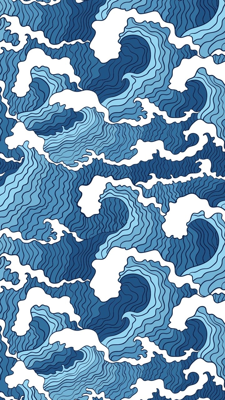 Image Aesthetic Blue Backgrounds Waves Hd Wallpaper Backgrounds Download