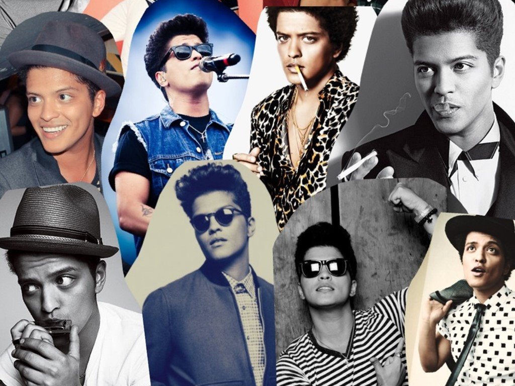 Bruno Mars - Bruno Mars Tumblr Collage , HD Wallpaper & Backgrounds