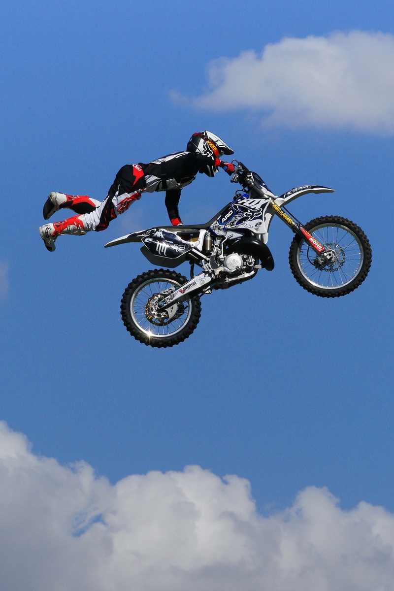 Wallpaper Man, Jump, Motocross, Motorcycle - Motor Cross Hd , HD Wallpaper & Backgrounds