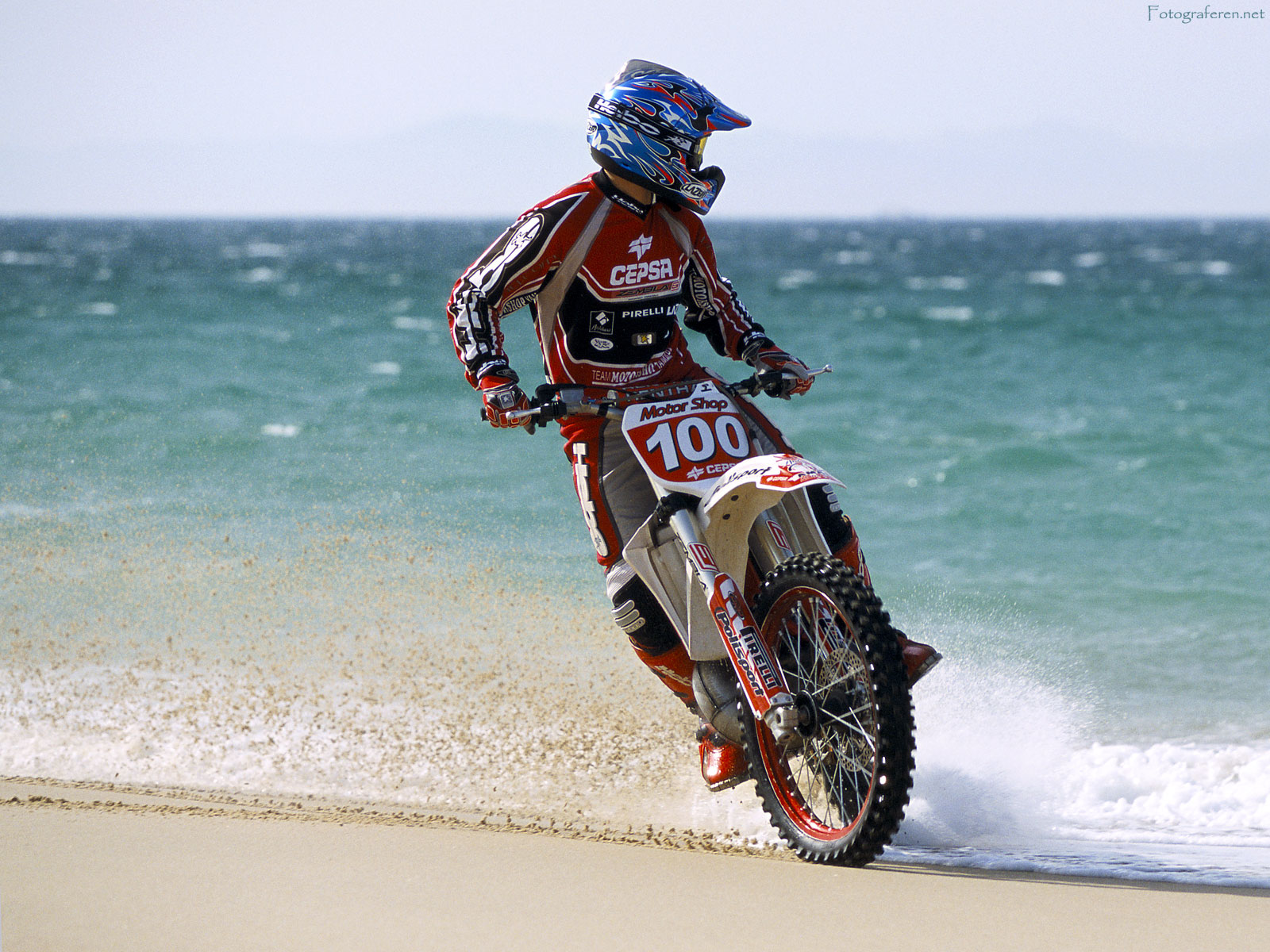 Beach, Motocross, And Boy Image - Papel De Parede Motocross Girl , HD Wallpaper & Backgrounds