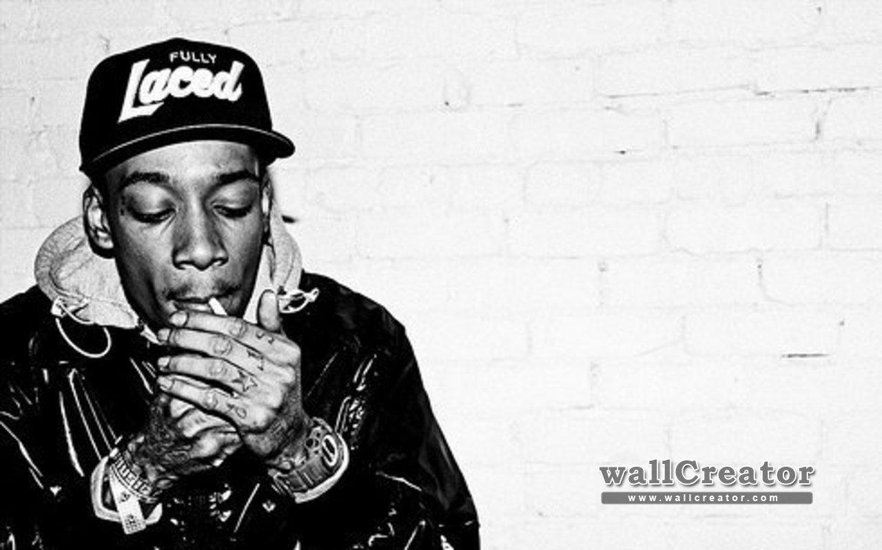 Wiz Khalifa Desktop Clipart - Hip Hop Black And White Photography , HD Wallpaper & Backgrounds