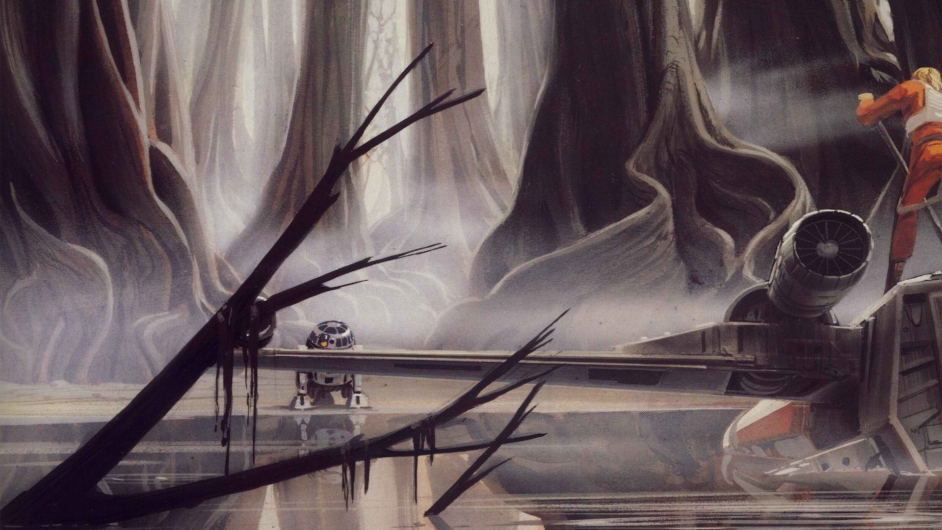 Original Star Wars Concept Art Hd , HD Wallpaper & Backgrounds