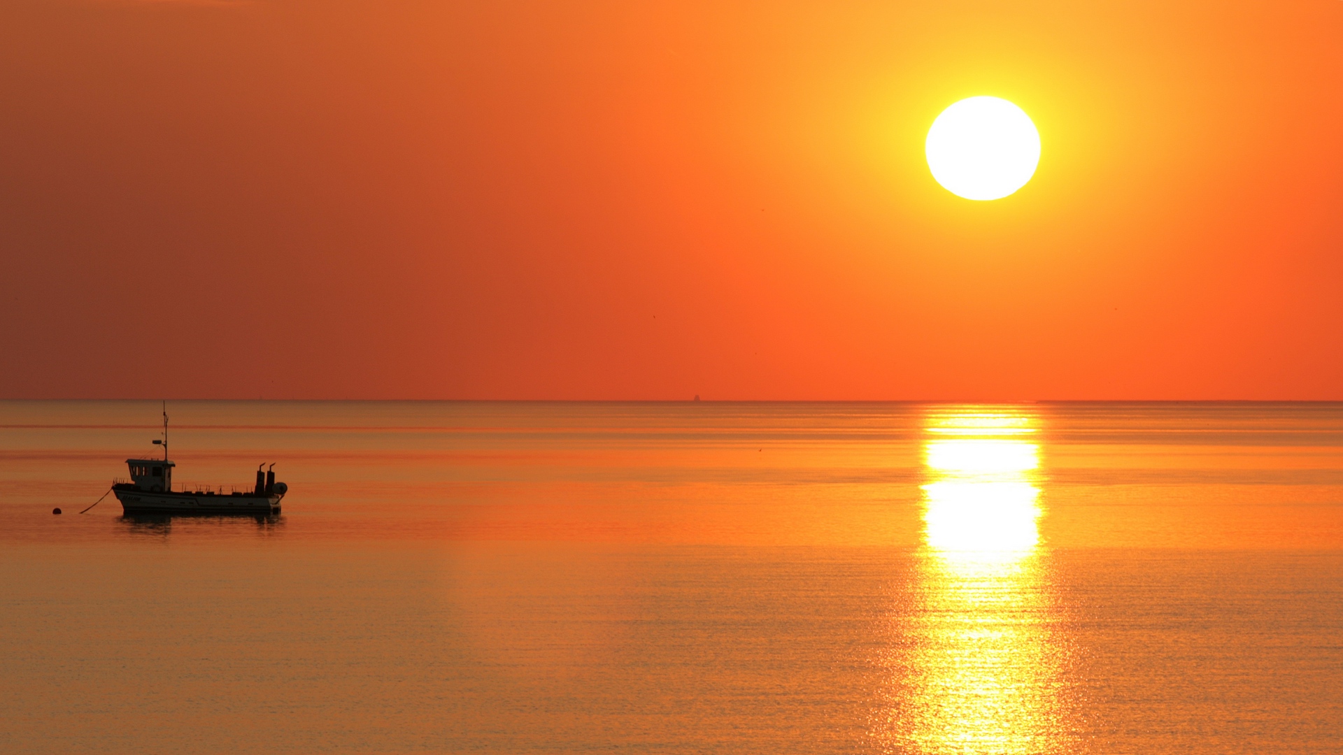 Wallpaper Sun, Sunset, Horizon, Sea - Солнце Закат , HD Wallpaper & Backgrounds