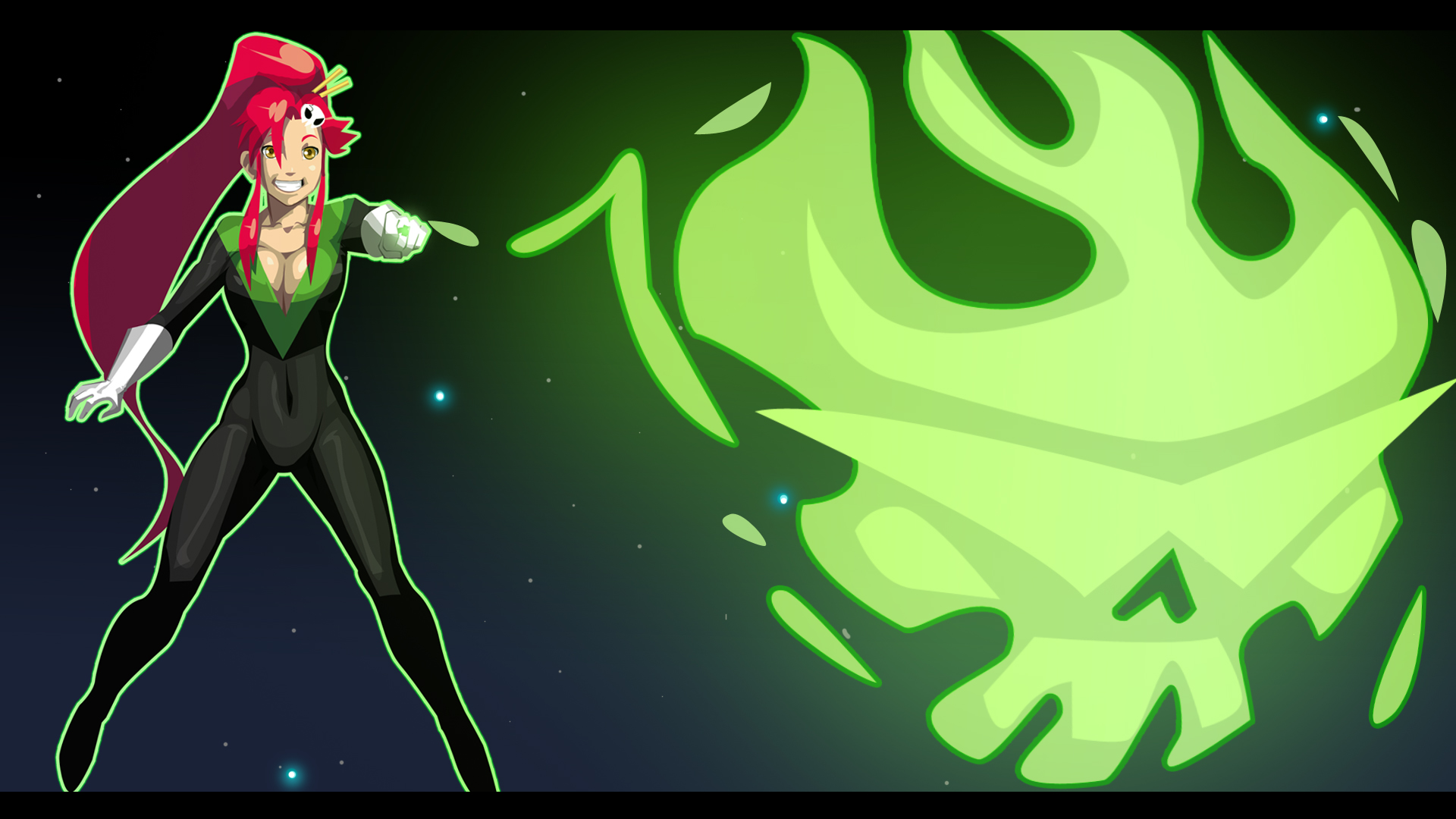 Anime Green Lantern Girl , HD Wallpaper & Backgrounds
