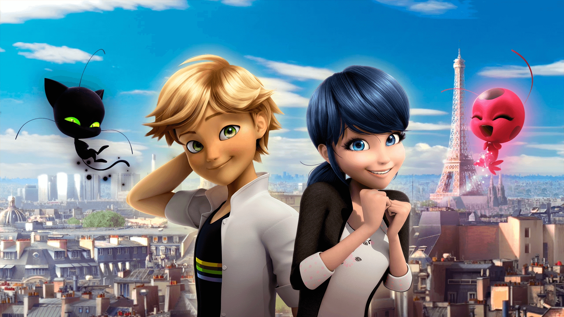 The Most Beautiful Miraculous Ladybug And Cat Noir - Miraculous Ladybug , HD Wallpaper & Backgrounds