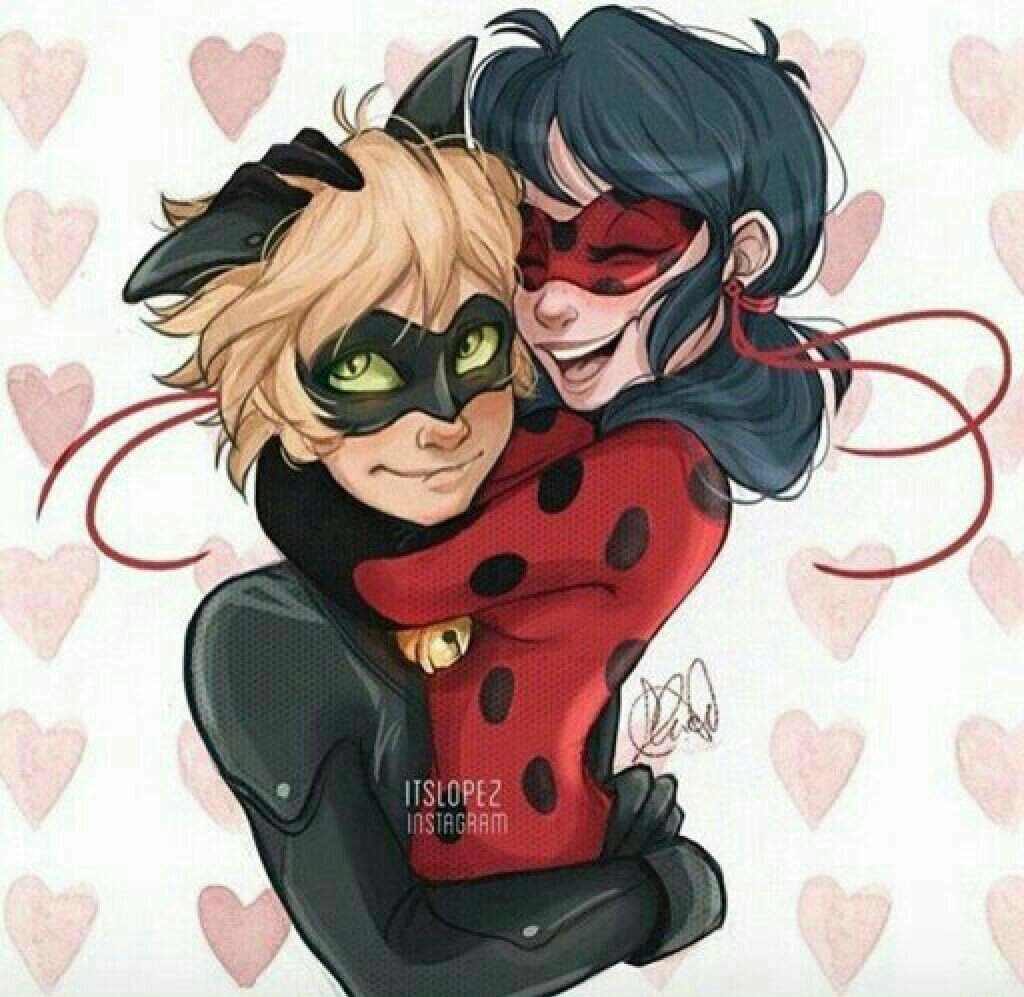 Miraculous Ladybug Images Ladybug And Chat Noir Wallpaper - Miraculous Ladybug Fanart Adrienette , HD Wallpaper & Backgrounds