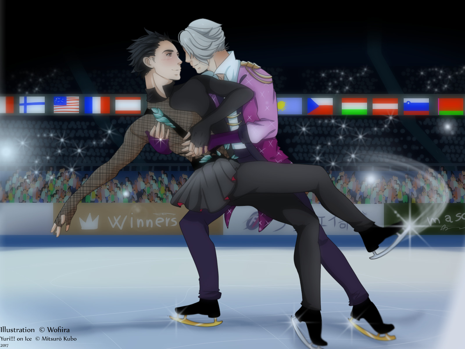 Yuri On Ice Fanart , HD Wallpaper & Backgrounds