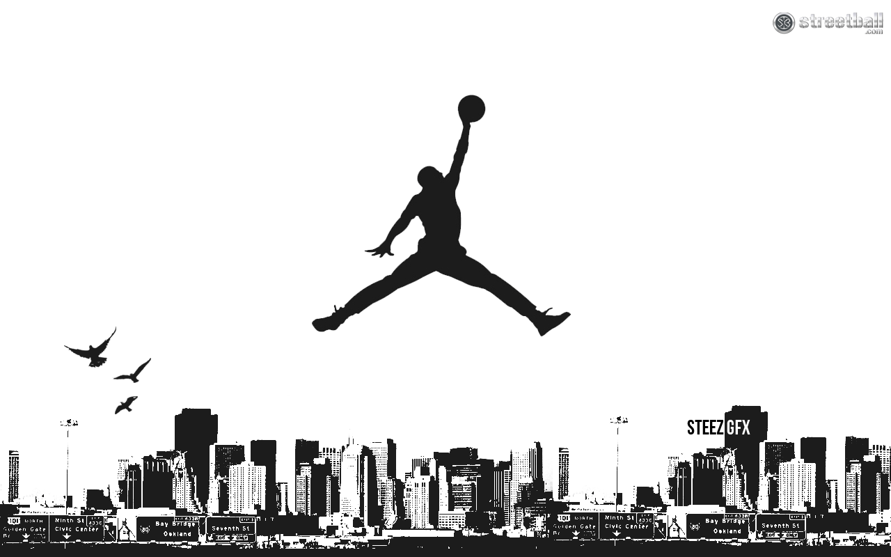 Nike Air Jordan Logo Wallpaper - Fondos De Pantalla Jordan , HD Wallpaper & Backgrounds