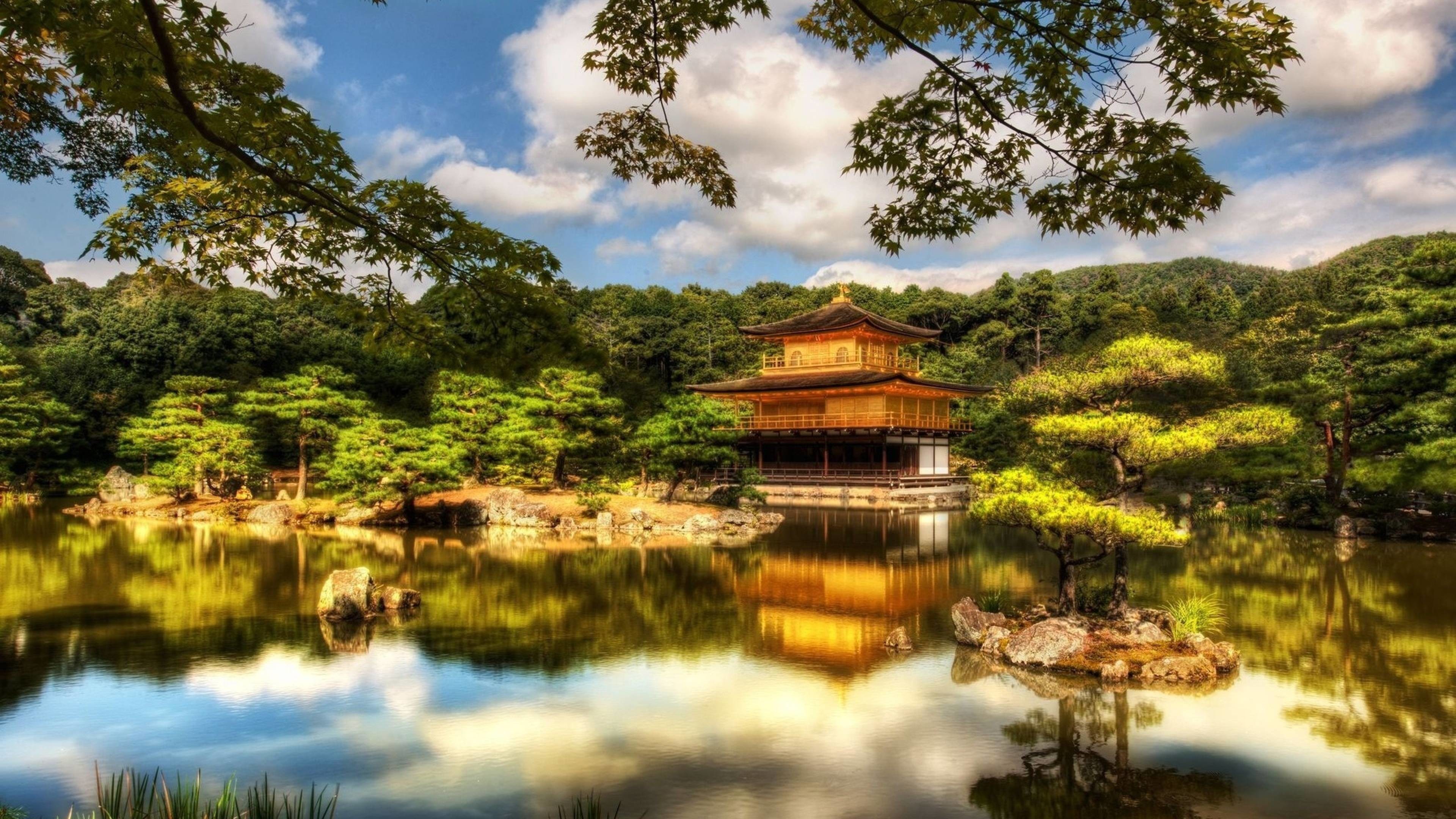 Golden Temple, Buddhist Temple, Tourist Attraction, - Kinkaku-ji , HD Wallpaper & Backgrounds