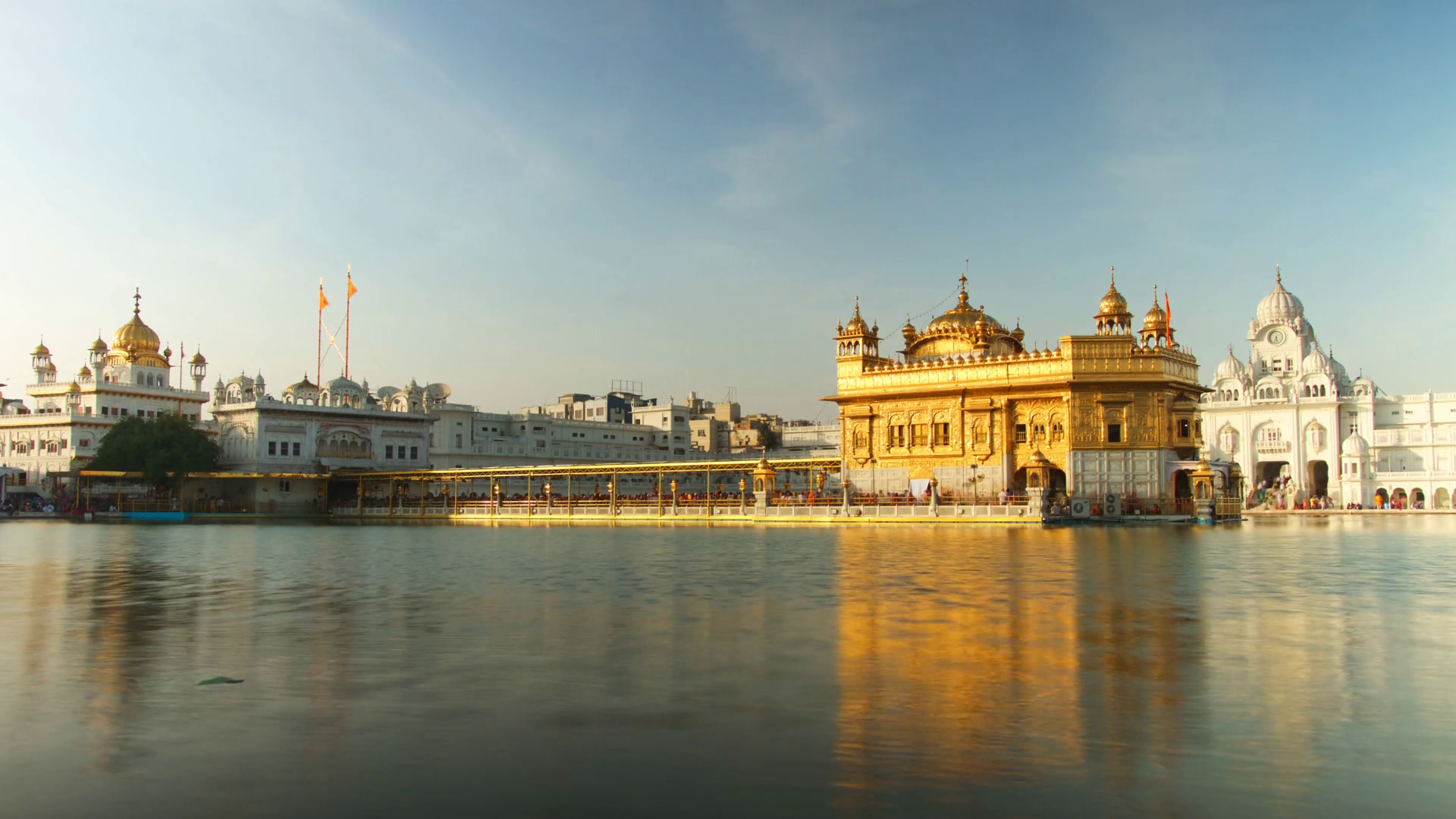 Time Lapse Of Golden Temple In Amritsar, India - Golden Temple , HD Wallpaper & Backgrounds