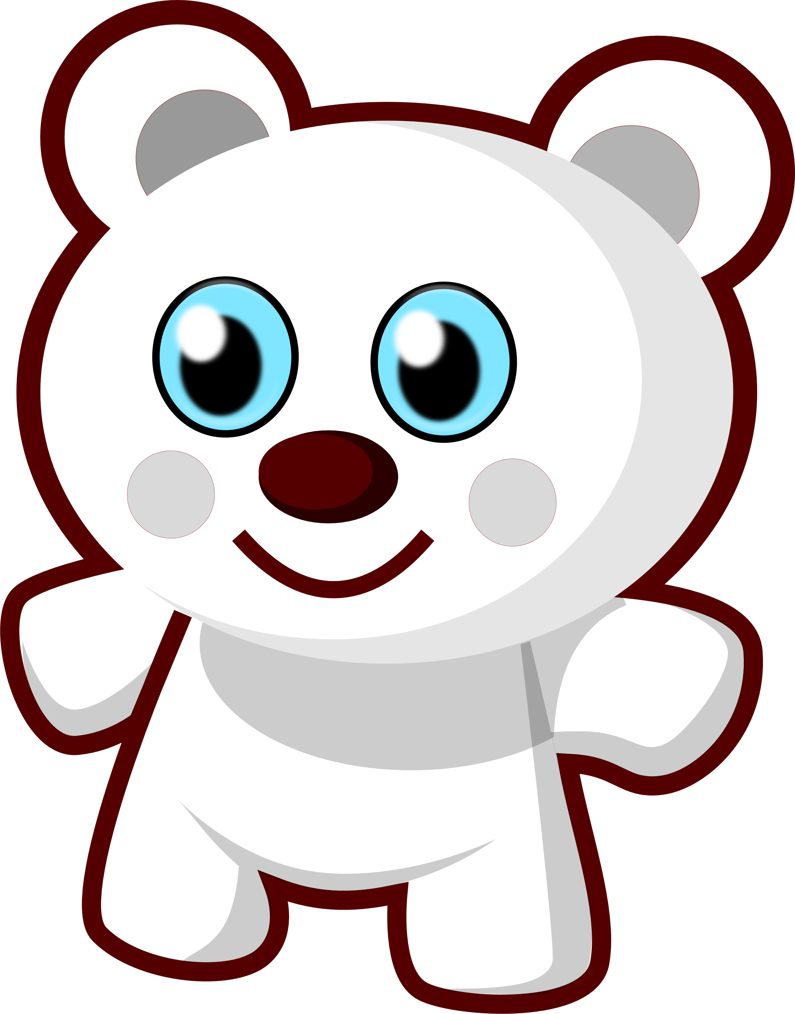 Clip Art Cute Bear Christmas Xmas Teddy Bear Clipart - Cute Clipart , HD Wallpaper & Backgrounds
