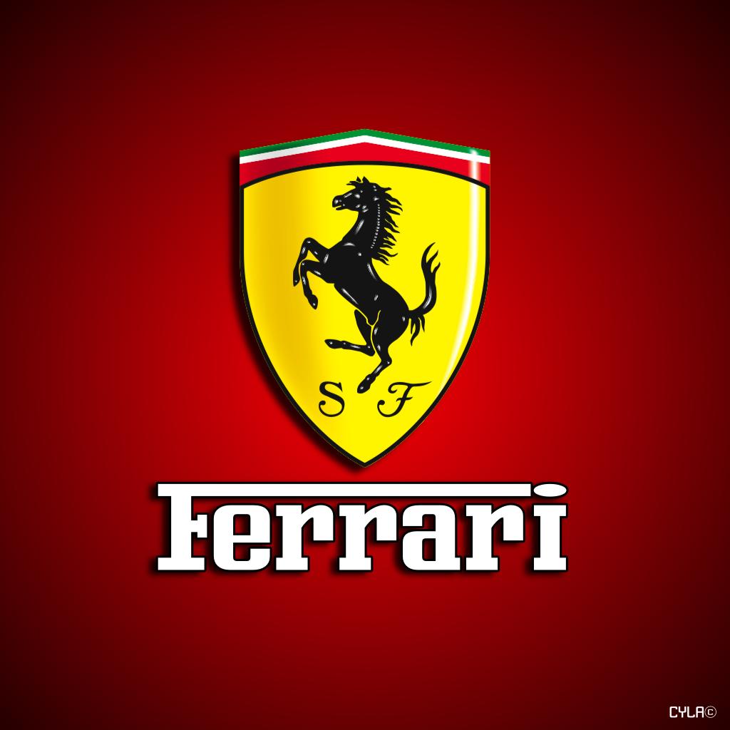 Ferrari Logos - Ferrari Logo , HD Wallpaper & Backgrounds