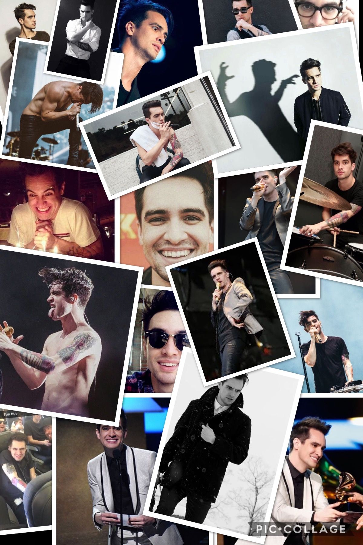 Beebo Wallpaper Collage Brendon Urie, Band Wallpapers, - Brendon Urie Photo Collage , HD Wallpaper & Backgrounds
