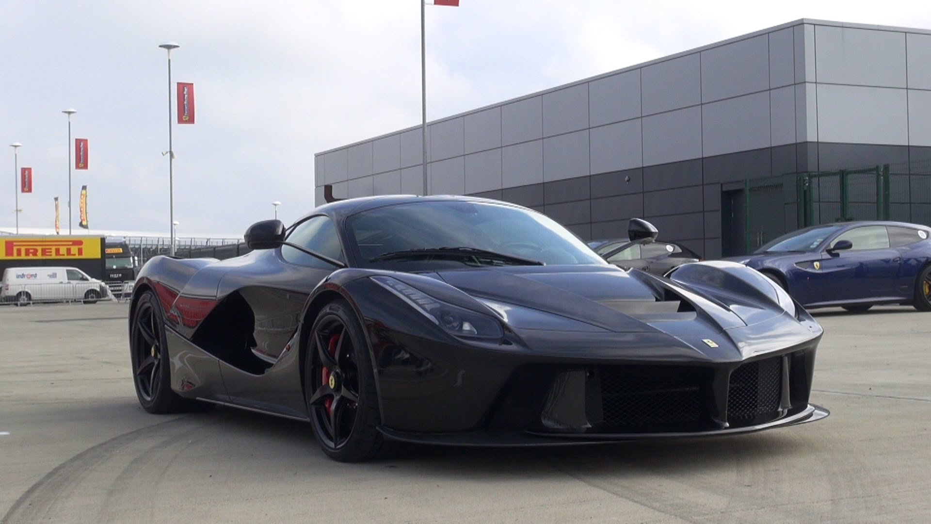 Back To 79 Ferrari Laferrari Wallpapers Hd - Ferrari Laferrari Matte Black , HD Wallpaper & Backgrounds