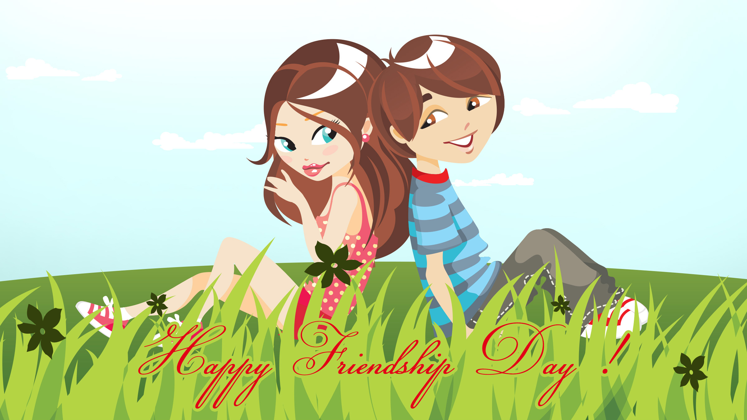Cute Friendship Day Hd Happy Friendship Day Friends - Cute Bestie Happy Friendship Day , HD Wallpaper & Backgrounds